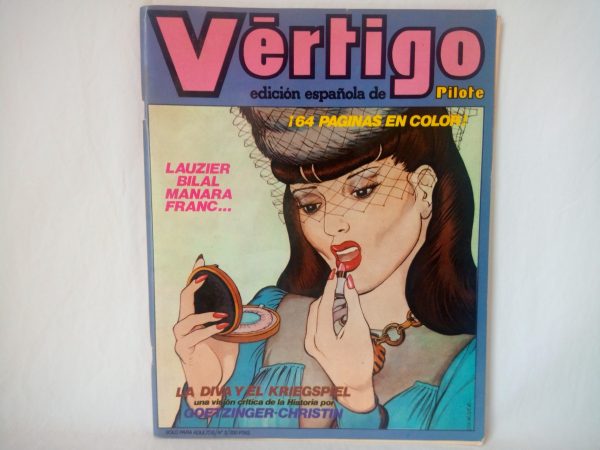 Vértigo Nº3, cómics Vértigo, venta cómics españoles, venta online de cómics, tienda online de cómics, historietas y cómics venta, librería online Chile